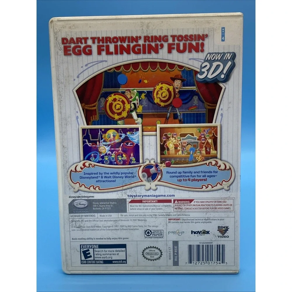 Toy Story Mania (Nintendo Wii, 2009)